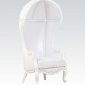 59115 Jana Accent Chair in White Leatherette by Acme