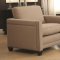 Pratten Sofa 505781 in Grey Fabric by Coaster w/Options