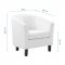 Prospect Accent Chair Set of 2 in White Velvet by Modway