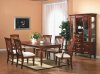 Cherry Finish Traditional 5Pc Dining Room Set w/Optional Items