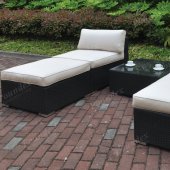 422 Outdoor Patio 5Pc Sectional Sofa Set by Poundex w/Options