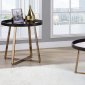 Hepton 3Pc Coffee & End Table Set 82945 in Champagne by Acme