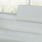 4003 Sectional Sofa in White Bonded Leather by Elegant Home