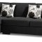 Stylish Dark Brown Microfiber Comfortable Sectional Sofa