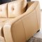 8266 Sofa in Beige Leather by ESF w/Optional Loveseat & Chair