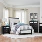 Odelia Bedroom Set 1708BK in Black & Pearl by Homelegance