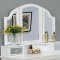 Tracy Vanity Table w/Stool CM-DK6162 in White & Mirror