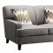 Finley Sofa in Cement Fabric 505031 by Coaster w/Options