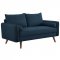 Revive Sofa & Loveseat Set in Azure Fabric by Modway