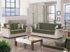 Dakota Sofa Bed in Green Fabric by Empire w/Options