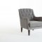 Pearle Accent Armchair in Gray Fabric by Bellona