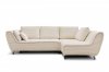 Cocoli Sectional Sofa in Pearl Fabric by ESF w/Bed