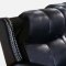 U1707 Power Motion Sofa Black Bonded Leather by Global w/Options