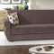 Rain Sofa Bed & Loveseat Set in Brown Fabric by Rain w/Options