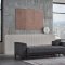 Charlotte Anthracite Sofa Bed by Bellona w/Options