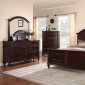 202561 Emily Bedroom by Coaster in Deep Brown Cherry w/Options