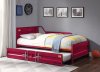 Cargo Daybed 39895 in Red w/Trundle by Acme