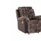 U6028 Motion Sofa & Loveseat Set in Brown Fabric by Global