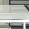 Tavolo Dining Table w/High Gloss White Top by Whiteline