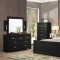 B347 Bedroom in Black w/Optional Casegoods