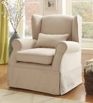 Holtville Accent Chair 1236F1S in Neutral Fabric by Homelegance