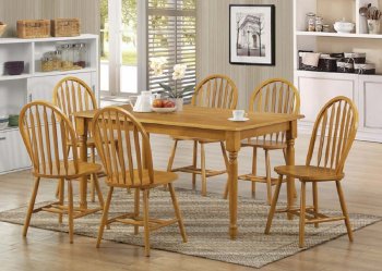 D413 Dining Set 5Pc in Oak w/Options [EGDS-D413]