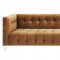 Bea Sofa TOV-S109 in Gold Velvet Fabric by TOV Furniture