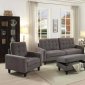 Nate Sofa 50240 in Gray Fabric by Acme w/Options