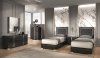 Alice Youth Bedroom in Gloss Gray by J&M w/Options