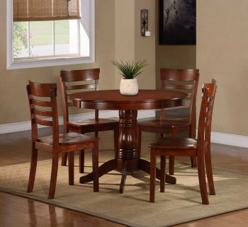 2457 Wayland 5Pc Dining Set by Homelegance in Antique Oak [HEDS-2457 Wayland]