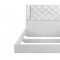 Diamanti Bed in Gloss White - Casabianca w/Leatherette Headboard