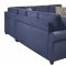 Kendrik Sectional Sofa 501545 in Blue Fabric by Coaster