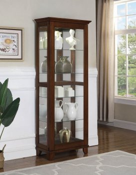 950188 Curio Cabinet in Chestnut by Coaster [CRCR-950188]