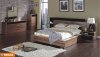 Walnut & Black Ibeza Modern Bedroom w/Optional Casegoods