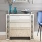 Sonia Console Table 90322 in Mirror by Acme