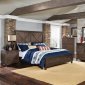 Hill Creek Bedroom 1728 in Rustic Brown by Homelegance w/Options