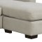 Franky Sectional Sofa in Beige Fabric w/Options