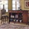 Cherry Finish Traditional Bar Counter w/Granite Top