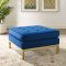 Loft Sofa in Navy Velvet Fabric by Modway w/Options