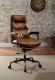 Crursa Office Chair 93169 in Sahara Top Grain Leather by Acme