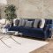 Cornelia SM3071 Sofa in Navy Fabric w/Options