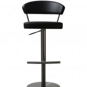 C218A-930 Barstool Set of 2 in Black Eco Leather by J&M