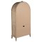 Kailani Vitrine Cabinet 109386 in Beige Oak by Coaster