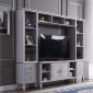 House Marchese Wall Unit 91990 in Pearl Gray by Acme