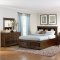 Rich Mahogany Finish Transitional Bedroom w/Optional Items