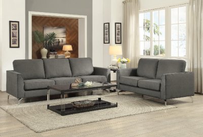 Canaan Sofa 9935GY in Gray by Homelegance w/Options