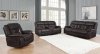 Greer Motion Sofa 651354 in Dark Brown by Coaster w/Options