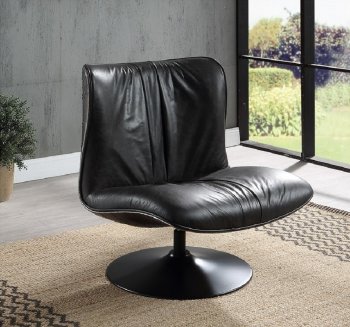 Piotr Accent Chair AC02581 Morocco Top Grain Leather by Acme [AMAC-AC02581 Piotr]