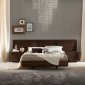 Sapphire Bedroom in Dark Walnut by Rossetto w/Optional Casegoods