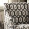 Zarate Accent Chair 59444 2Pc Set in Patterned Fabric by Acme